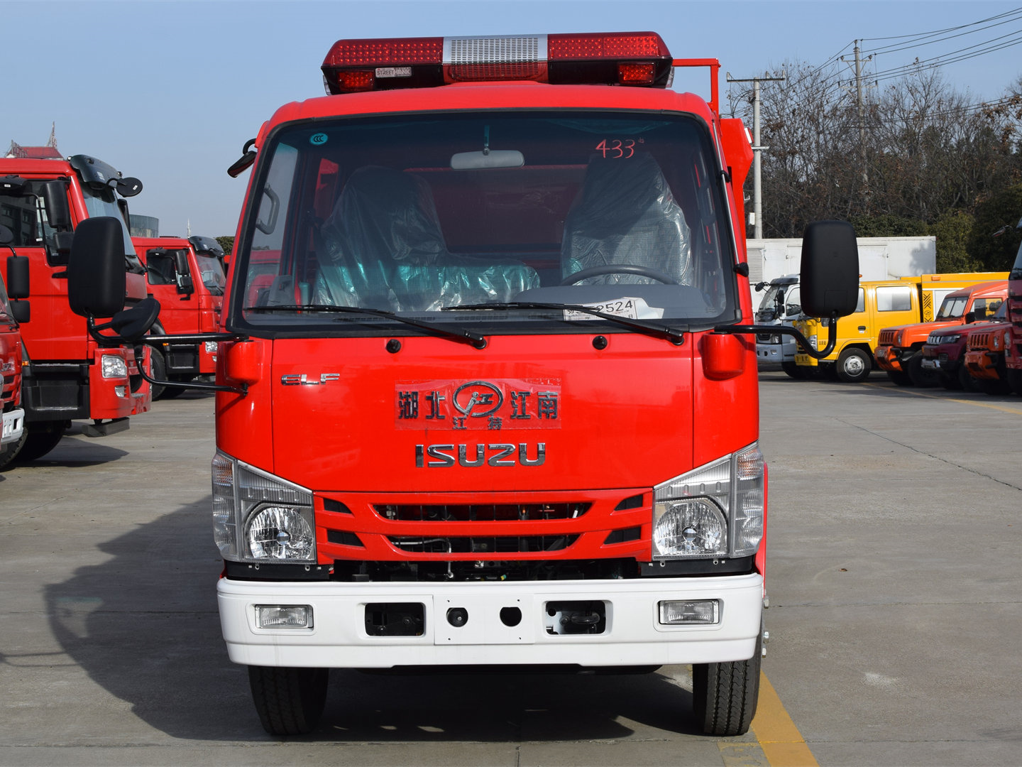 2噸五十鈴泡沫消防車